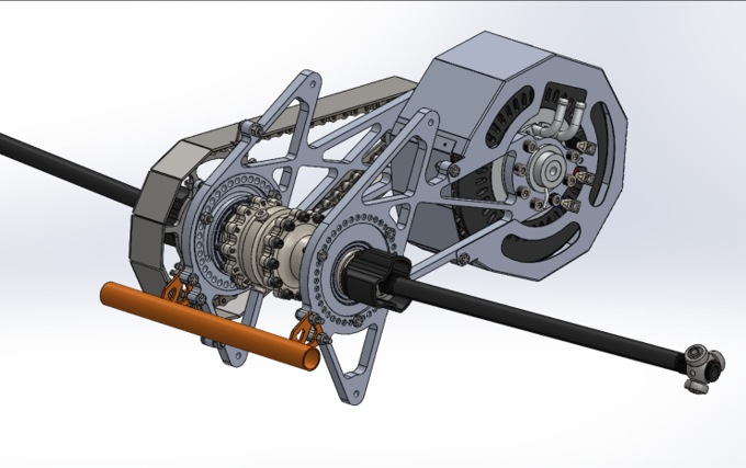 Formula SAE Motor Differential Mount