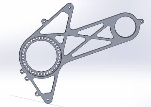 Final left mount geometry