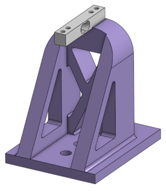 3D printed calibration rig, designed in Onshape
